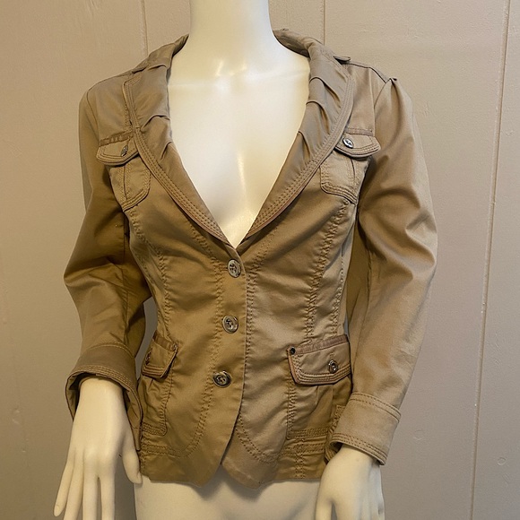 White House Black Market Jackets & Blazers - WHBM Khaki Jacket